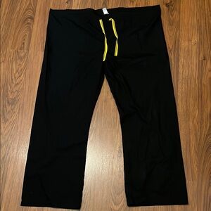 Black Scrub Pants